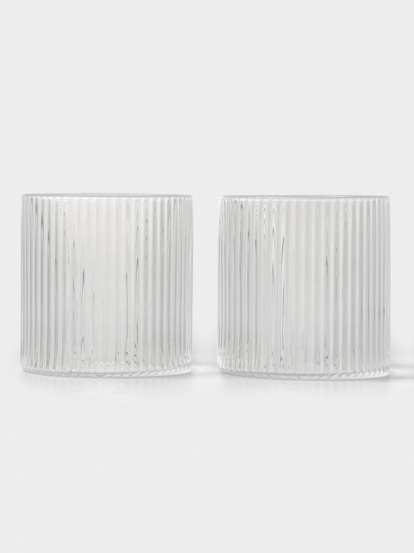 Набор стаканов "Грани" 250 мл 2 шт 7,5х7,7 см