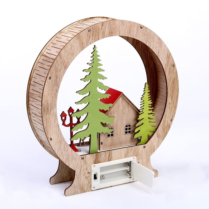 Декор с подсветкой «Новогодняя сказка» 22,5 × 21 × 5 см Декор с подсветкой «Новогодняя сказка» 22,5 × 21 × 5 см