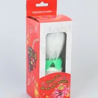 Свеча для торта музыкальная &laquo;Тюльпан&raquo;, крутящаяся, белая, 14.5&times;6 см