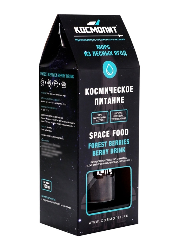 Космическое питание &laquo;Морс из лесных ягод&raquo;, в тюбике, 115 г