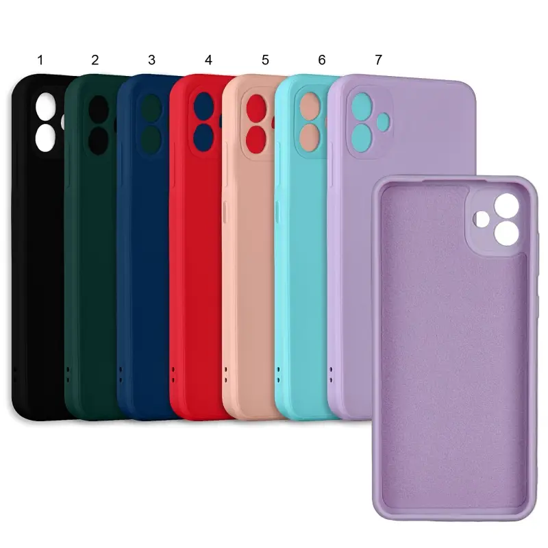 Чехол Samsung A04 цветной силикон Чехол Samsung A04 цветной силикон