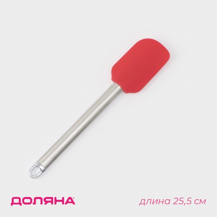 Лопатка кондитерская Доляна «Редмонд», 25,5 см, цвет красный Лопатка кондитерская Доляна «Редмонд», 25,5 см, цвет красный