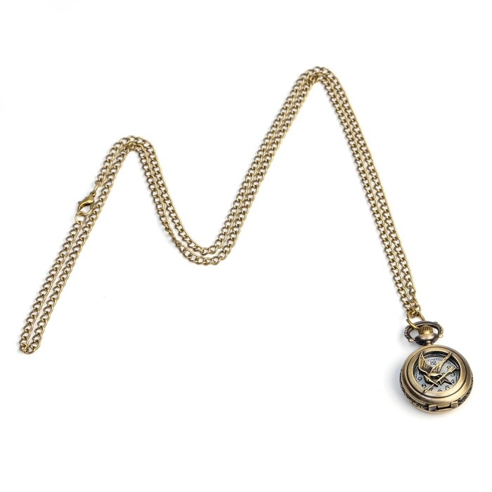 Карманные кварцевые часы «Птица со стрелой», на цепочке 80 см Карманные кварцевые часы «Птица со стрелой», на цепочке 80 см