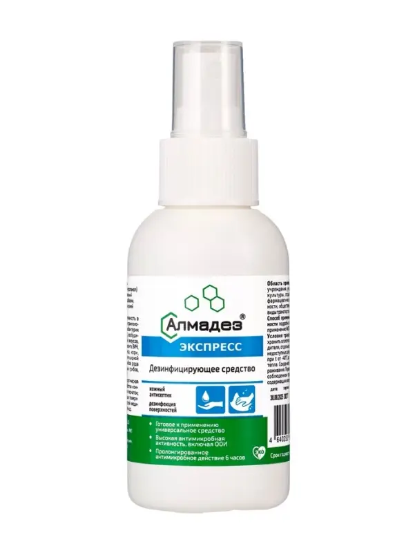 Антисептик &laquo;Алмадез-Экспресс&raquo;, дезинфекция поверхностей, спрей, 100 мл