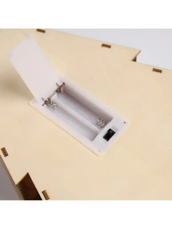 Светодиодная фигура &laquo;Олень с подарками&raquo; 20&times;30&times;5.5 см, дерево, от батареек AАAx2, свечение тёплое белое