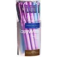 Ручка шариковая BrunoVisconti. EasyWrite. Zefir, синий стержень, узел 0.5 мм, резиновый упор, матовый корпус, МИКС