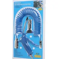 Продувочный пневматический пистолет ТУНДРА, пластиковый корпус, в наборе со шлангом