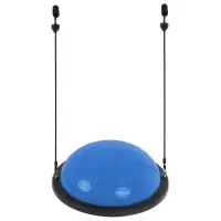 Полусфера BOSU гимнастическая ONLYTOP, 58&times;25 см, с насосом, синяя
