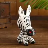 Сувенир дерево "Маленькая зебра" подставка под очки 20х14х7 см Сувенир дерево "Маленькая зебра" подставка под очки 20х14х7 см