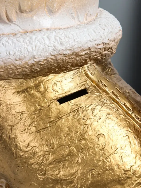 Копилка "Лисичка на бревне" 45х49х23 см