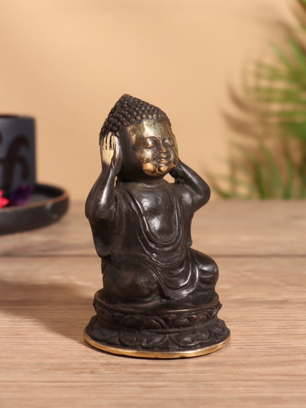 Сувенир бронза  Сувенир бронза "Будда" 6х6х11 см