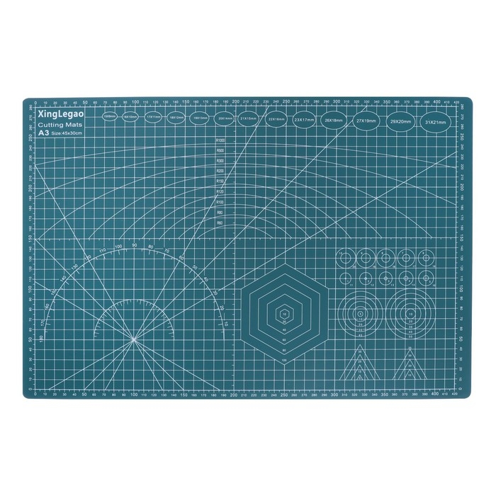 Коврик для рукоделия самовосстанавливающийся, двусторонний, 28 х 43 см Коврик для рукоделия самовосстанавливающийся, двусторонний, 28 х 43 см