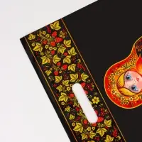 Пакет &laquo;Матрешка&raquo;, полиэтиленовый с вырубной ручкой, 38&times;47 см, 60 мкм