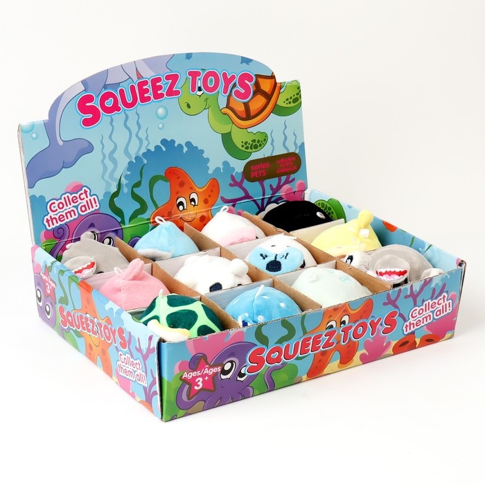 Мялка с водой «Животные», виды МИКС Мялка с водой «Животные», виды МИКС