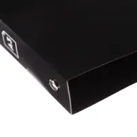 Папка на 4 кольцах А3, Calligrata TOP, 27 мм, 800 мкм, вертикальная, чёрная