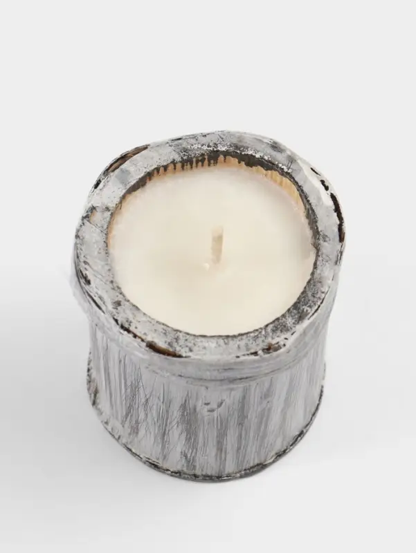 Свеча ароматизированная в бамбуке &laquo;Лотос&raquo;, 8&times;8&times;9 см, 200 мл