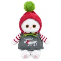 Мягкая игрушка "Кошечка Ли-Ли baby в жилете и шапочке с помпоном", 20 см LB-156