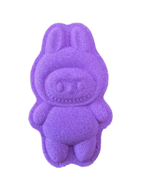 Бомбочка для ванн формовая, фиолетовая, 80 г