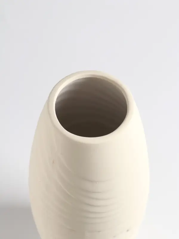 Ваза «Бего», классик, 27×9 см, керамика, бежевая Ваза «Бего», классик, 27×9 см, керамика, бежевая