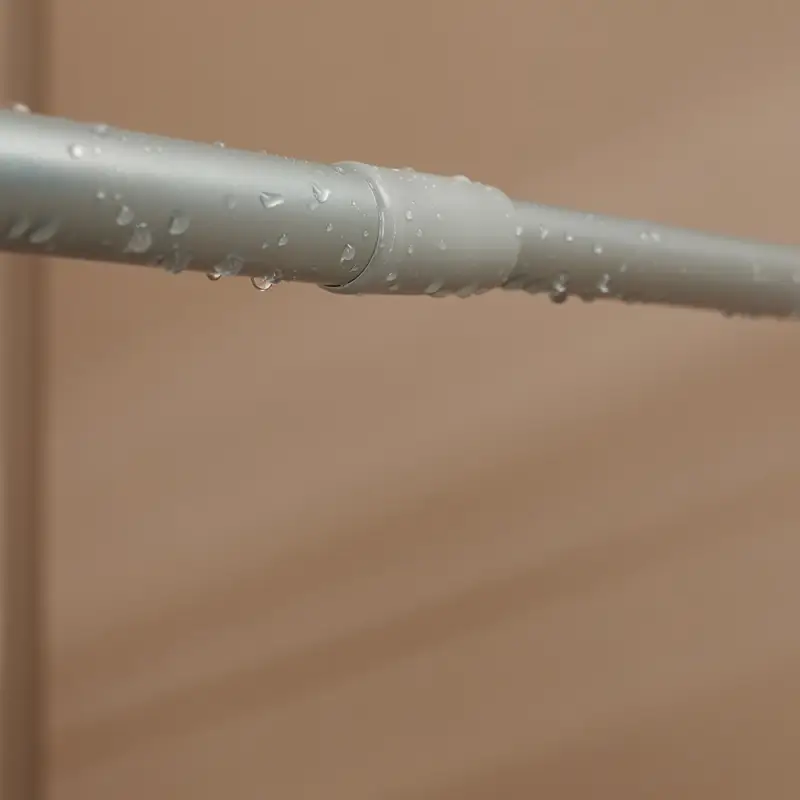 Карниз для шторы в ванную тм VETTA 2,6м, алюминий, серебристый