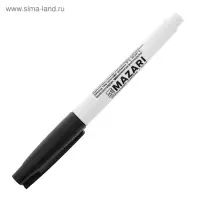 Маркер перманентный Mazari. Belar М-5004, чёрный, узел 1.5 мм