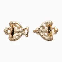 Зажим для кардигана "Ажур", тюльпан. цвет золотой в золоте Зажим для кардигана "Ажур", тюльпан. цвет золотой в золоте