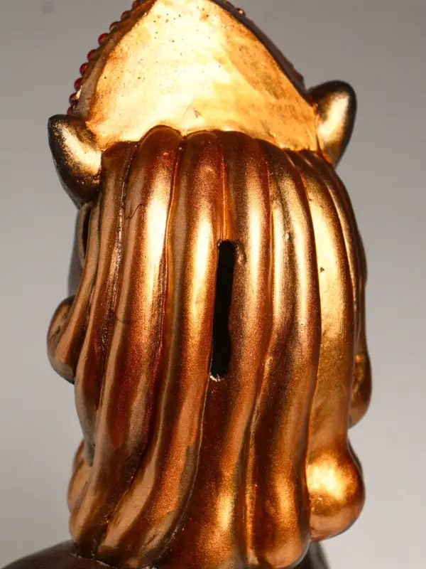 Копилка "Лошадь в кокошнике" 23х17,5х10 см, бронза