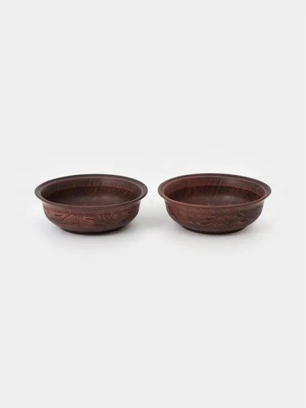 Набор 2 шт Тарелка глубокая 0,7 л, 6х18х18 см, &laquo;Вьюнок&raquo;