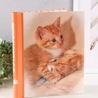 Фотоальбом 10 магнитных листов "Котята" 23X28см, пер-т внутр.спираль