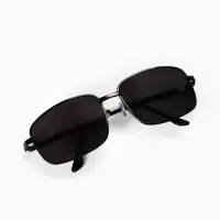 Очки солнцезащитные OneSun, поляризационные, UV 400, 14.5&times;13&times;5 см, линза 4&times;5.5 см, чёрные