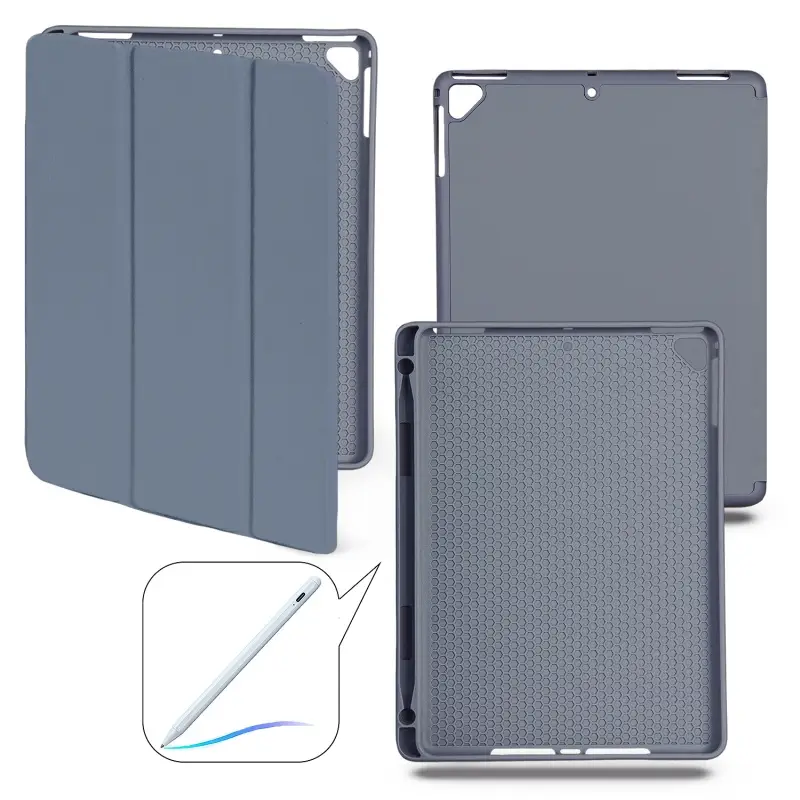 Чехол-книжка для iPad New 9.7 (2017/2018) Smart Case (Pencil) Lavender Grey №5
