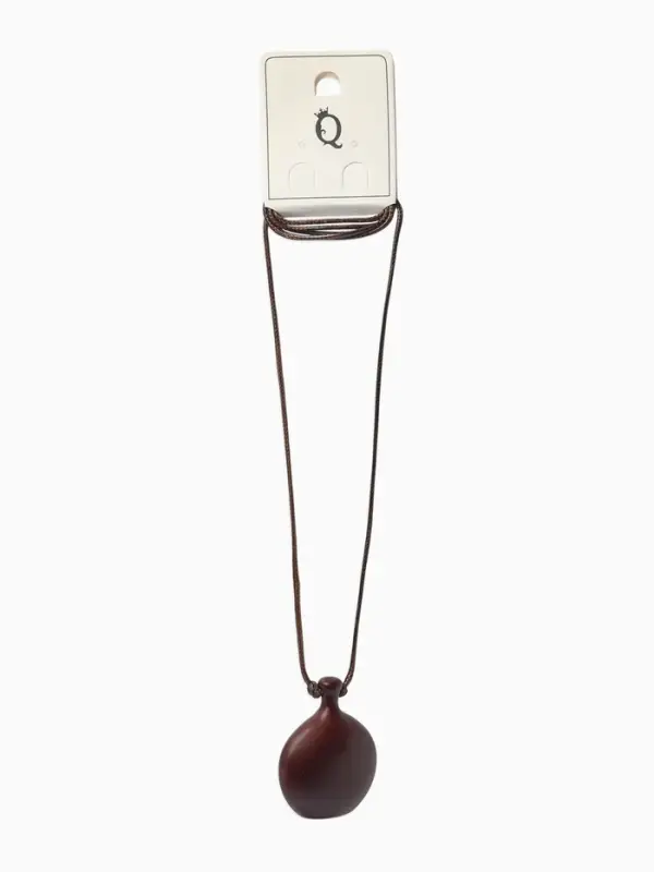 Кулон на шнурке &laquo;Стиль. Бутылёк&raquo;, 90 см, коричневый