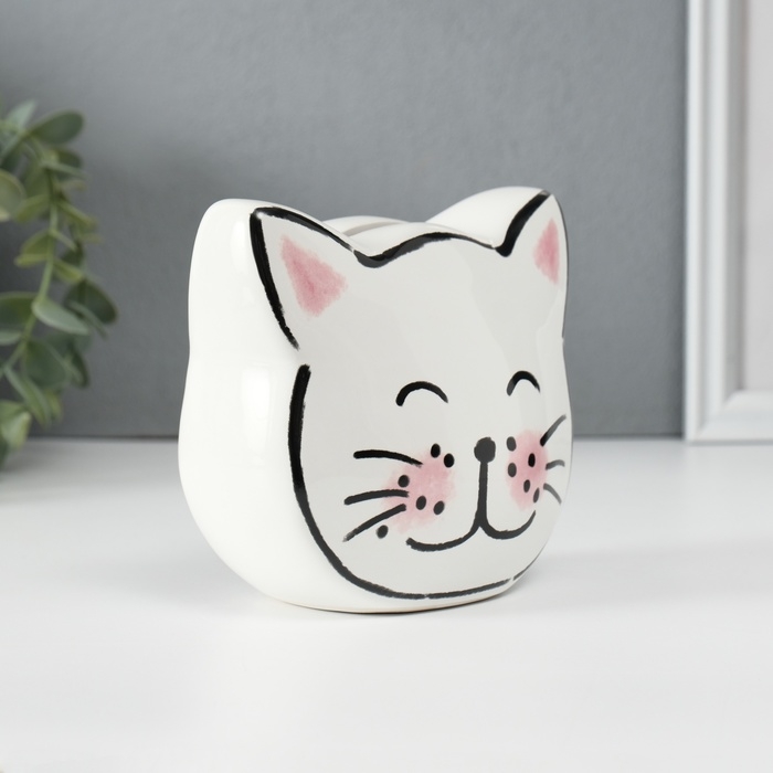 Копилка керамика Копилка керамика "Милая кошечка" 8,2х12,7х11,4 см