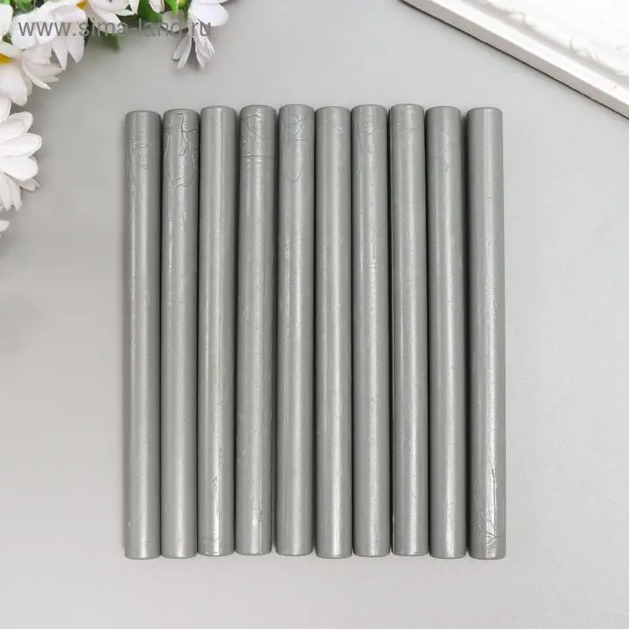 Сургуч для печати стержень  Сургуч для печати стержень "Серый - лёгкая дымка" 13,2х1,1 см