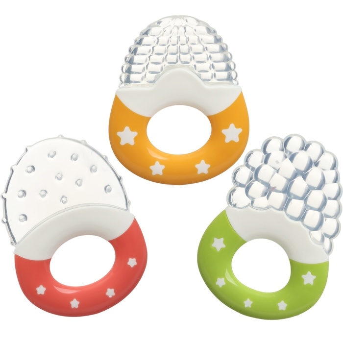 Прорезыватель силиконовый «Фрукты», виды МИКС, Крошка Я