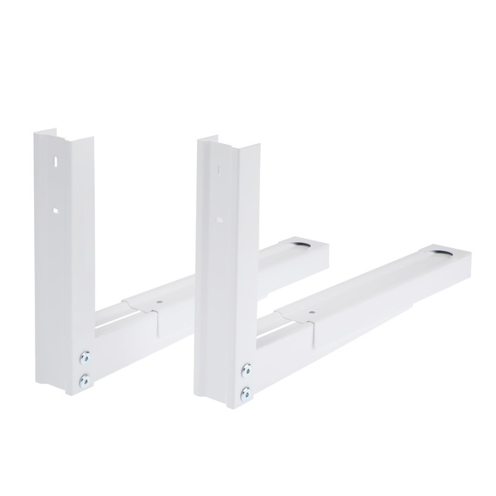 Кронштейн "РЭМО" К-103, для микроволновой печи, регулируемый, до 40 кг, 300-500 мм, белый