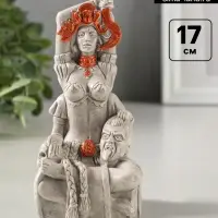 Фигурка декоративная &laquo;Богиня Кали&raquo;, гипс, 17&times;8&times;7 см, камень