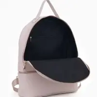 Рюкзак женский на молнии, с карманами, размер 27&times;10&times;34 см, бежевый