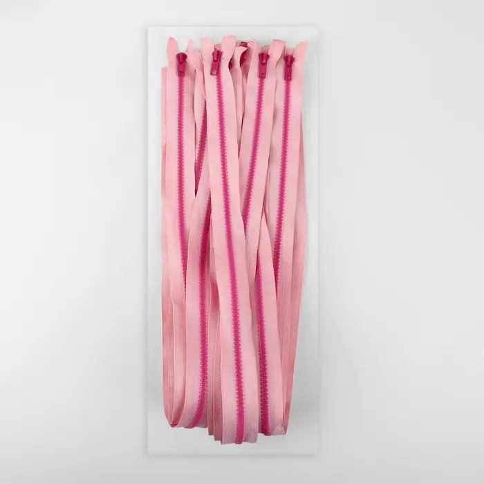 Молния «Трактор», №5, разъёмная, замок автомат, 80 см, розовая Молния «Трактор», №5, разъёмная, замок автомат, 80 см, розовая