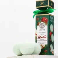 Бомбочки для ванны с ароматом яблочного пунша, 3×40 г, URAL LAB