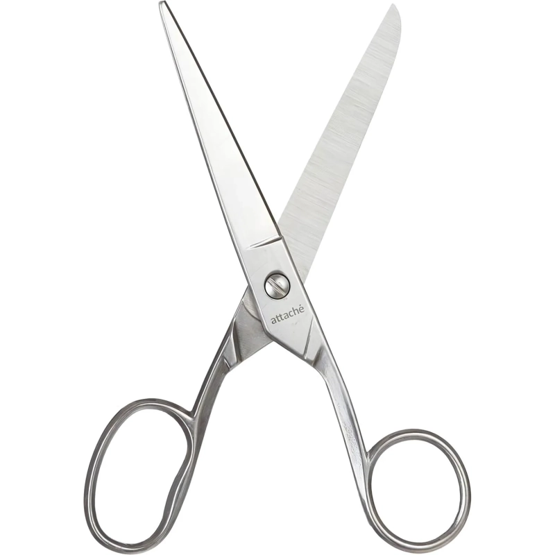 Ножницы Attache Metal 175 мм, ассиметричные ручки,цельнометаллические