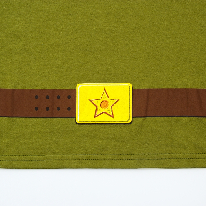 Карнавальный набор «Отважный солдат»: футболка рост 104 см, пилотка р. 54–56 Карнавальный набор «Отважный солдат»: футболка рост 104 см, пилотка р. 54–56