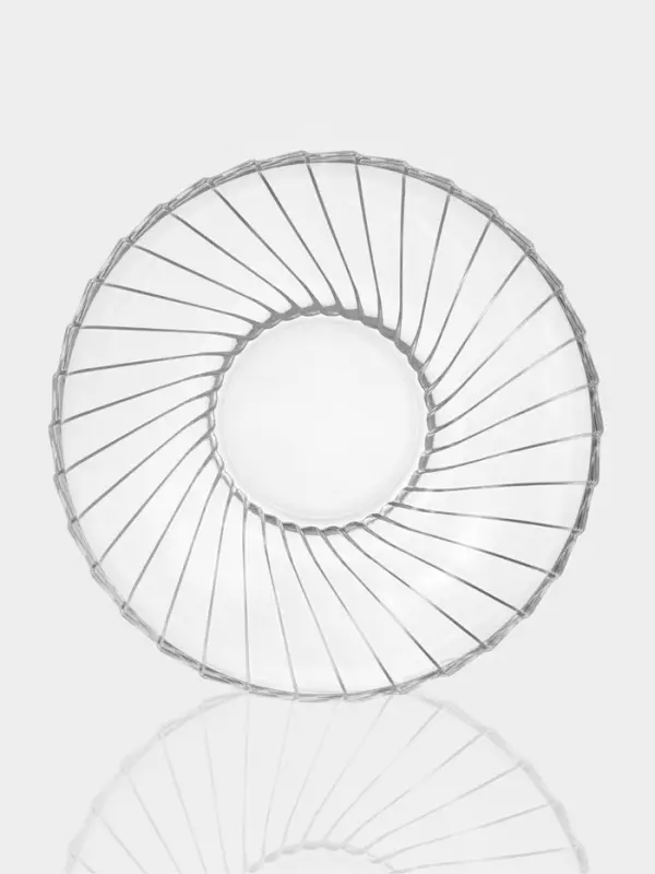 Салатник Paşabah&ccedil;e Bouquet, 1.37 л, d=21.8 см, стекло, прозрачный