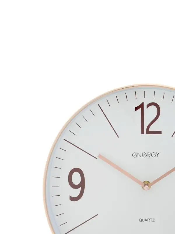 Часы настенные ENERGY ЕС-158, интерьерные, d-29.3 см, кварцевые, белые с золотым Часы настенные ENERGY ЕС-158, интерьерные, d-29.3 см, кварцевые, белые с золотым
