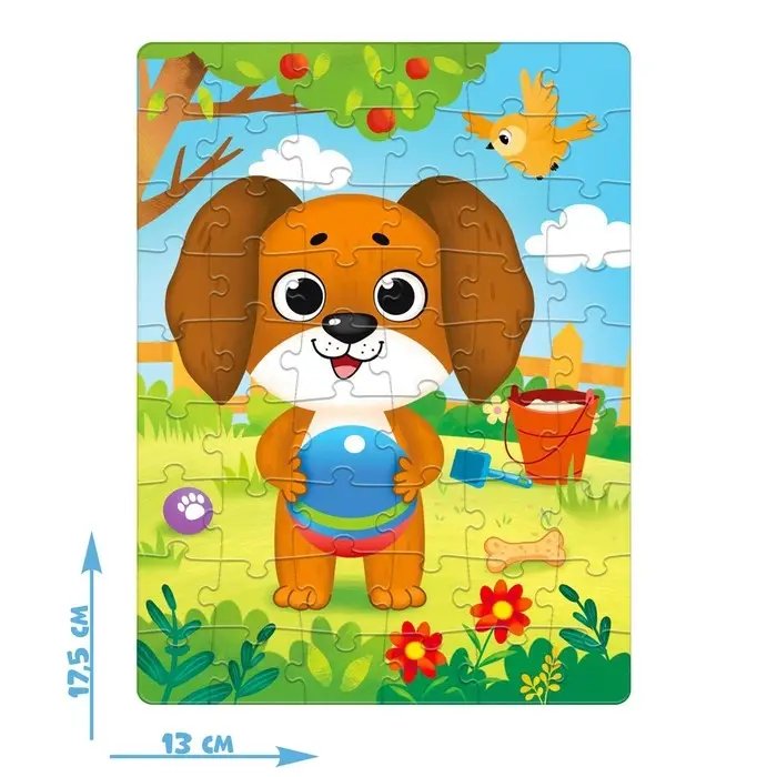 Пазл &laquo;Щенок&raquo;, 54 элемента