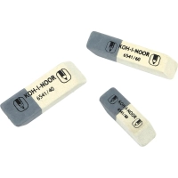 Ластик KOH-I-NOOR 6541/40 каучуковый, комбинир. Чехия