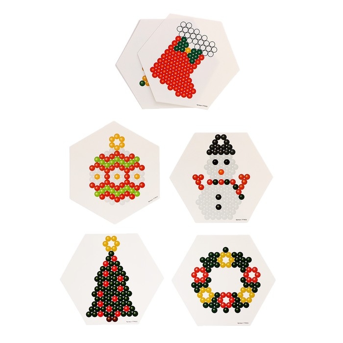 Аквамозаика «Зайчик», 10 трафаретов, 900 шариков Аквамозаика «Зайчик», 10 трафаретов, 900 шариков