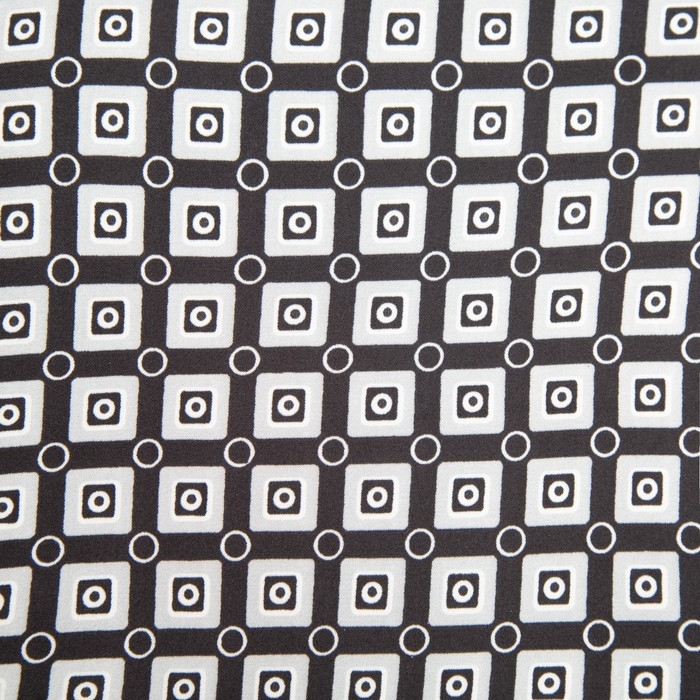 Платок текстильный, цвет чёрный, размер 70х70 Платок текстильный, цвет чёрный, размер 70х70