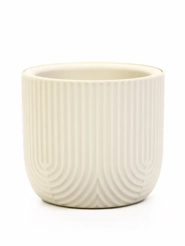 Кашпо со вставкой 1 л d15 см h14 см РАМОНА белый