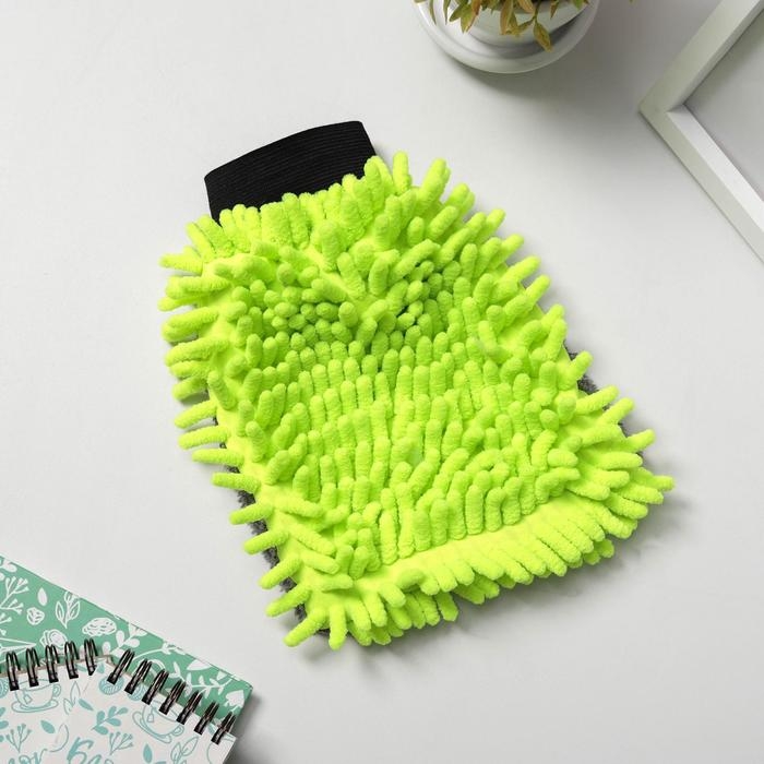 Варежка для деликатной уборки Raccoon, 22×15 см, 47 гр, микрофибра букли двухсторонняя Варежка для деликатной уборки Raccoon, 22×15 см, 47 гр, микрофибра букли двухсторонняя